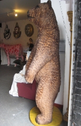 Grizzly Bear with Fur 7ft Tall (JR 2574-F) - Thumbnail 03