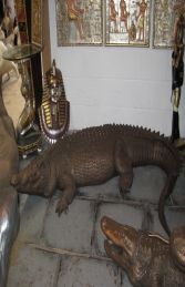 Crocodile in Bronze 12ft Long (JR 080123B)	 - Thumbnail 01