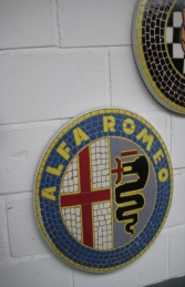 Alfa Romeo Badge Mosaic (JR 2603)