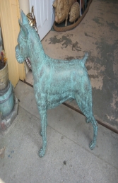 Boxer dog in bronze (JR 110120b) - Thumbnail 02
