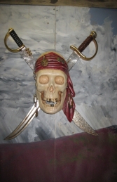 Pirate Skull Wall Decor (JR NT0017) - Thumbnail 01