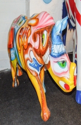 Rhino Baby Life-size - pop art (JR 2249POP) - Thumbnail 03