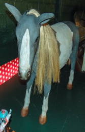 Shetland Pony -Grey & white - JR 2485GW - Thumbnail 03
