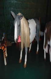 Shetland Pony -Grey & white - JR 2485GW - Thumbnail 02