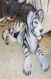 Tiger Cub Lying down - Siberian White (JR 110122) - Thumbnail 02