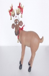 Funny Reindeer standing on crossed legs (JR 2318) - Thumbnail 01