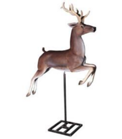Alternative view of Flying Reindeer on Base | JR 120067