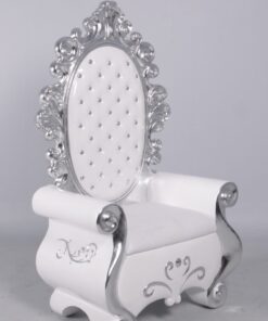 Santa Throne - White and Silver | JR 130025