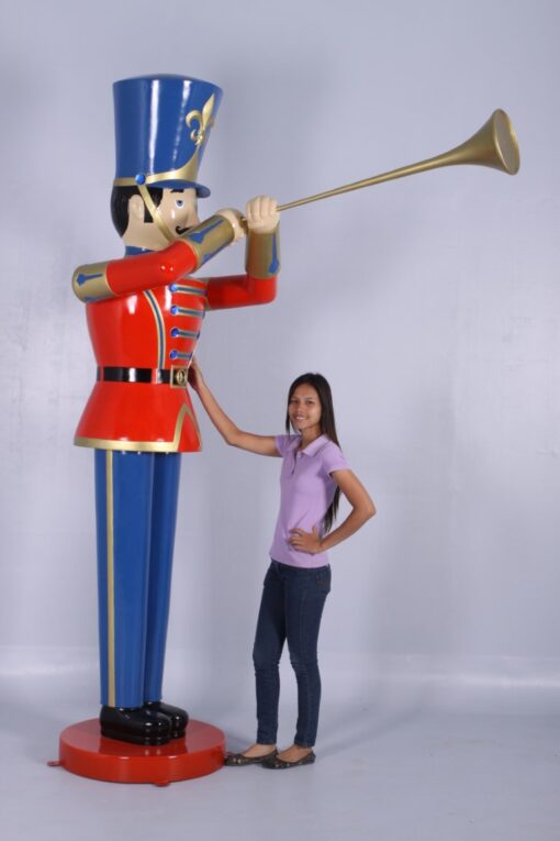 TOY SOLDIER WITH TRUMPET 9FT - JR 140008