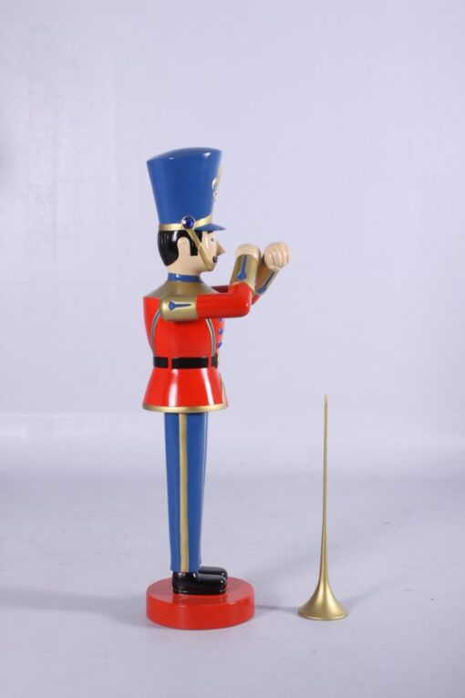 TOY SOLDIER WITH TRUMPET 4FT - JR 140009 - Image 2