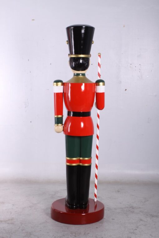 TOY SOLDIER WITH BATON 6.5FT - JR 140006 BATON IN RIGHT HAND - Image 4