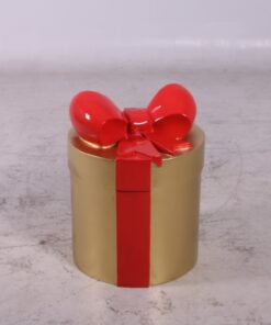Gift Box in Gold with Red Ribbon | JR 150241