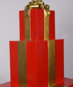 Alternative view of Red with Gold Ribbon Stack | JR 150405