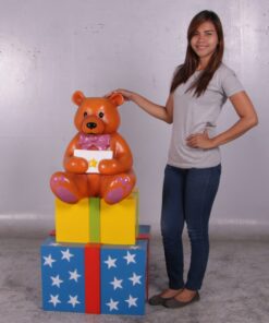 Alternative view of Gift Boxes with Bear | JR 160125