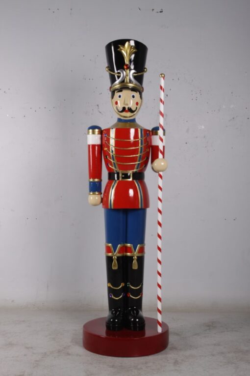 TOY SOLDIER WITH BATON 6.5FT - JR 170164 BATON IN LEFT HAND - Image 7