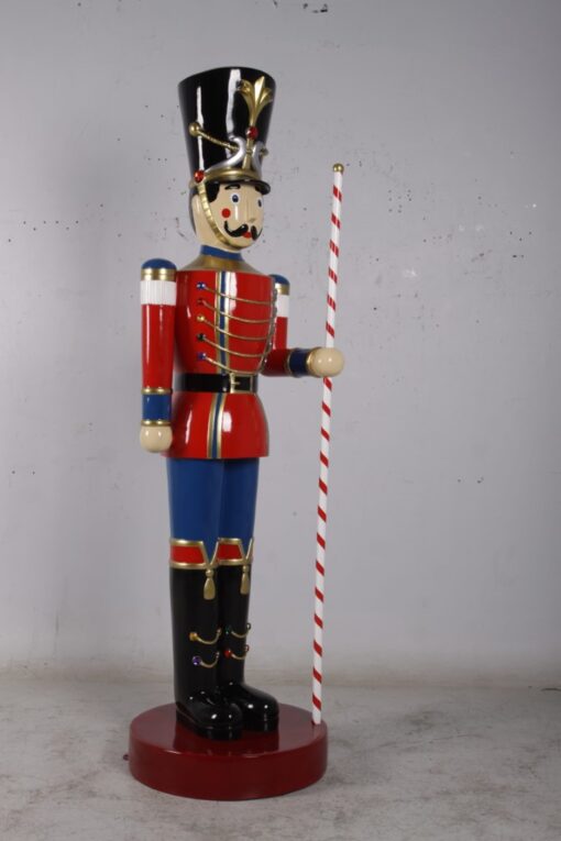 TOY SOLDIER WITH BATON 6.5FT - JR 170164 BATON IN LEFT HAND - Image 8