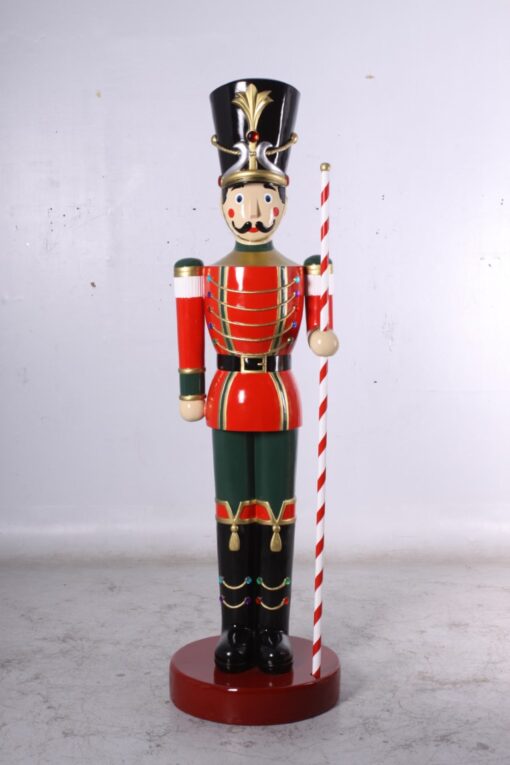 TOY SOLDIER WITH BATON 6.5FT - JR 170164 BATON IN LEFT HAND - Image 2