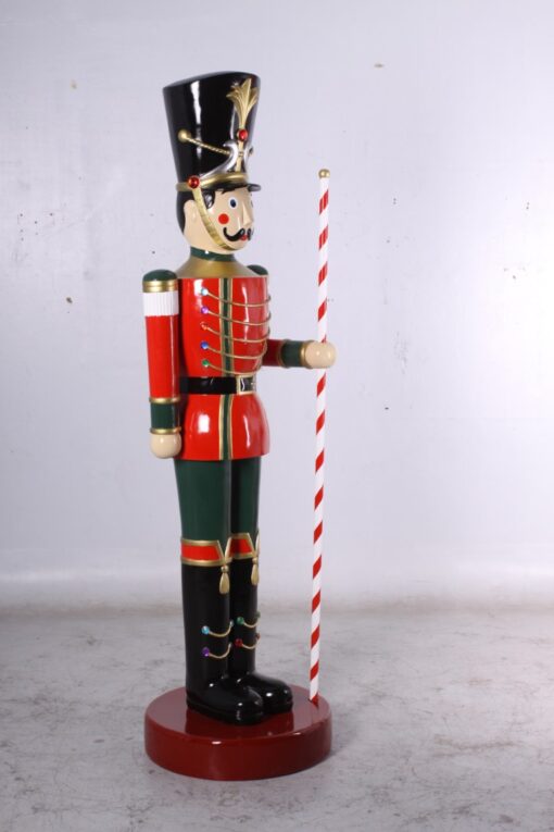 TOY SOLDIER WITH BATON 6.5FT - JR 170164 BATON IN LEFT HAND - Image 3