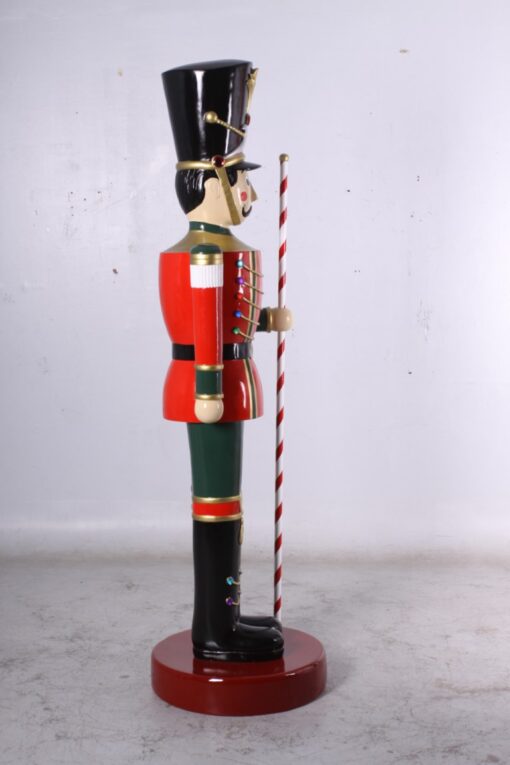 TOY SOLDIER WITH BATON 6.5FT - JR 170164 BATON IN LEFT HAND - Image 4