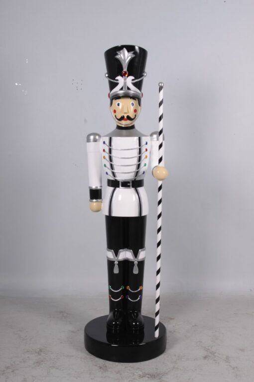 TOY SOLDIER WITH BATON 6.5FT - JR 170164 BATON IN LEFT HAND