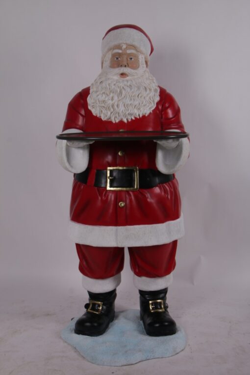 SANTA WITH TRAY  JR 190100