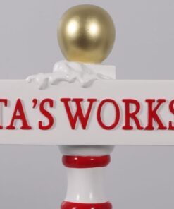 Alternative view of Santa's Workshop Sign | JR 200088