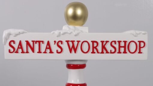 SANTA'S WORKSHOP SIGN JR 200088 - Image 2