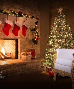 Alternative view of Christmas Throne - White & Silver | JR 220008