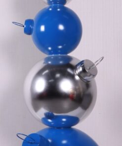 Christmas Ball Stack - Blue and Silver | JR 220010