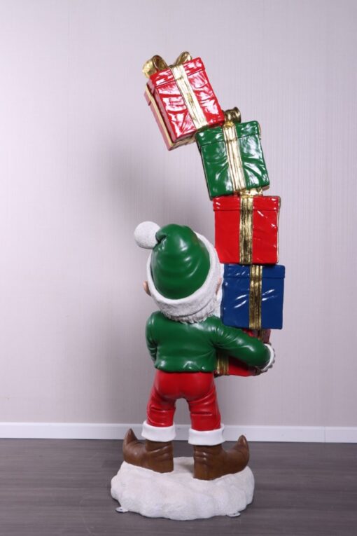 ELF WITH STACK OF GIFTS  JR 220060 - Image 8