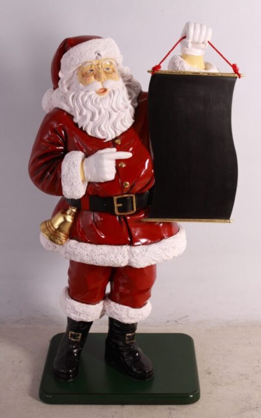 SANTA WITH MENU BOARD JR CCMB4