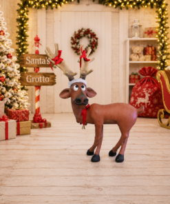 Funny Reindeer - Standing - Mini | JR S-016