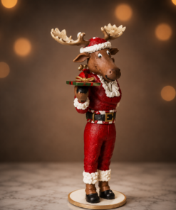 Funny Christmas Moose Butler | JR 2259