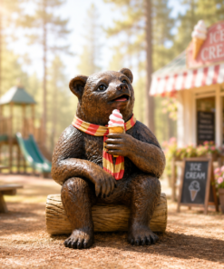 Grizzly Bear - Sitting with Ice Cream | JR 2727