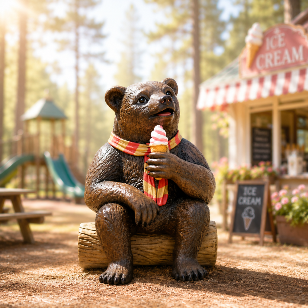 Grizzly Bear - Sitting with Ice Cream | JR 2727