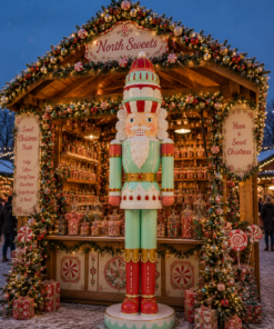 Candy Cane Nutcracker 9ft | JR 230083