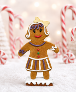 Gingerbread Mama with Base | JR S-049