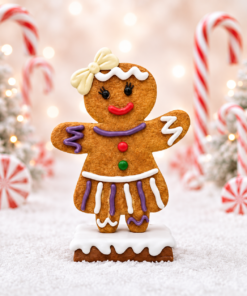Gingerbread Girl with Base | JR S-050