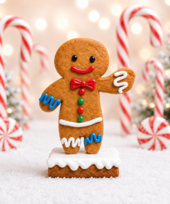Gingerbread Boy with Base | JR S-051