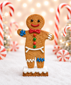 Gingerbread Papa with Base | JR S-048