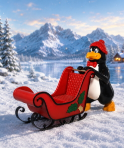 Penguin with Sleigh | JR 160265