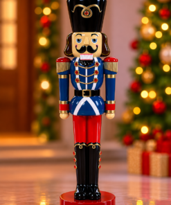 Nutcracker Soldier - Blue and Red - 4ft  | JR 190077