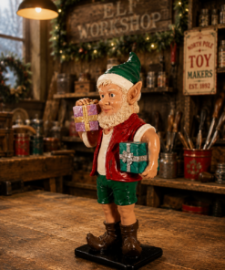 Elf with 2 Gifts 2ft | JR 090082