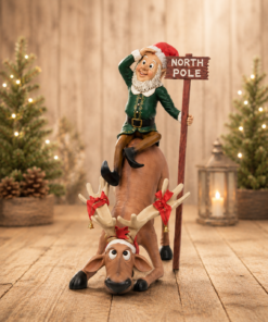 Funny Elf with Reindeer | JR EF