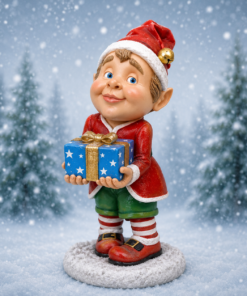 Babbo Elf with Gift | JR S-008