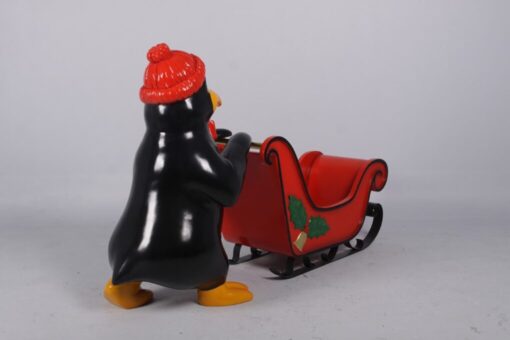 PENGUIN WITH SLEIGH JR 160265 - Image 2