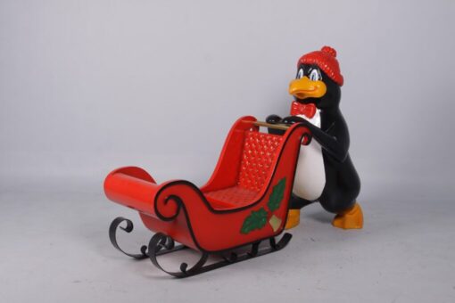 PENGUIN WITH SLEIGH JR 160265