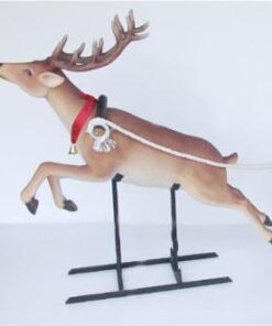 Alternative view of Sleigh with Santa and Reindeer | JR 2296
