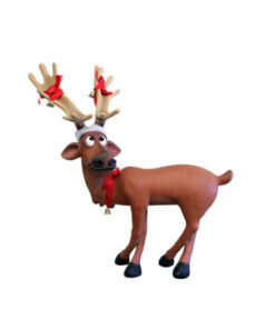 Alternative view of Funny Reindeer - Standing - Mini | JR S-016
