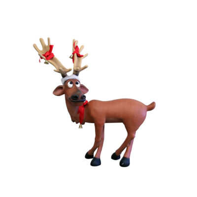 Funny Reindeer - Standing - Mini | JR S-016 - Image 2